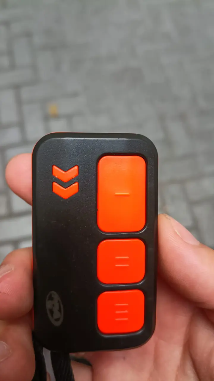 Controle remoto de portão automático PPA para cadastro e teste de alcance